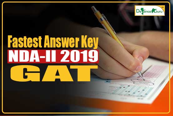 NDA-II 2019 GAT Answer Key Released - Check Now