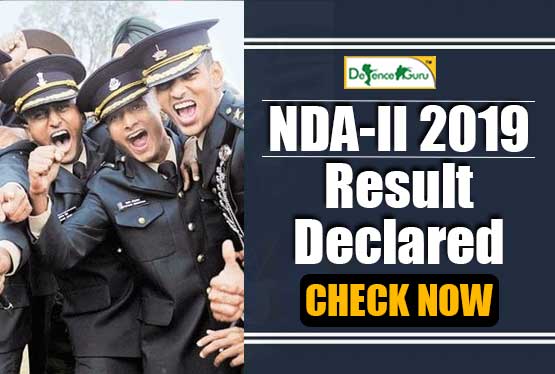NDA-II 2019 Result Declared - Check Now
