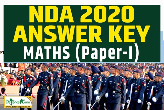 NDA 2020 Maths Answer Key - Check NDA 1 & 2 Answer Key