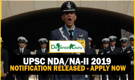 UPSC NDA II Exam 2019 Recruitment Notification Released