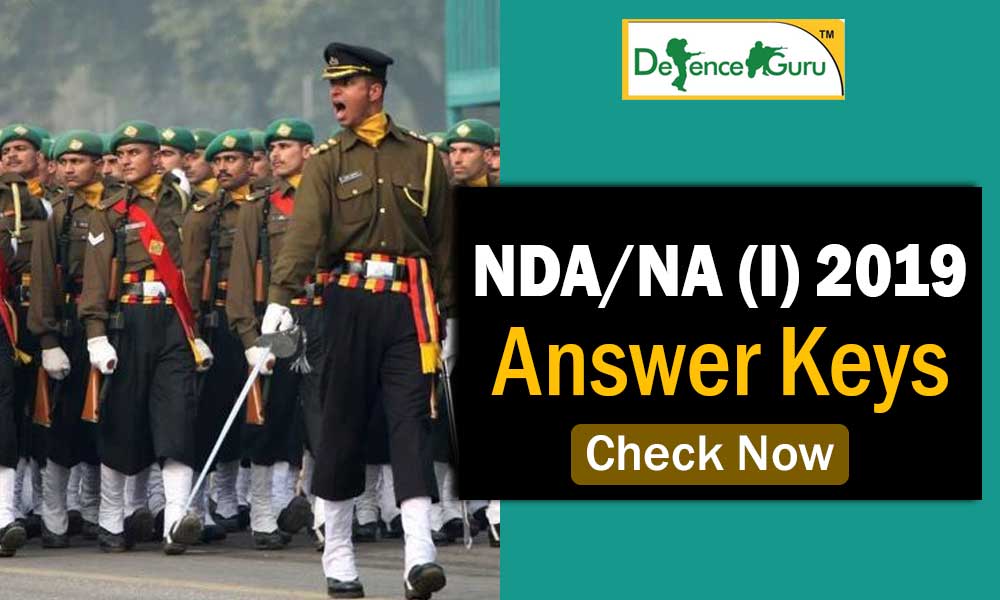 NDA 1 2019 Exam Answer Key-Check Now