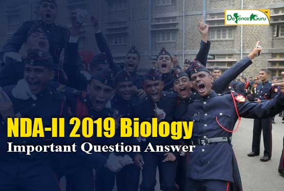 NDA-II 2019 | MNS Biology Important Question Answer