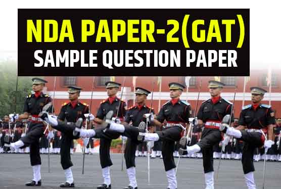 NDA Exam 2021 GAT Sample Question Paper