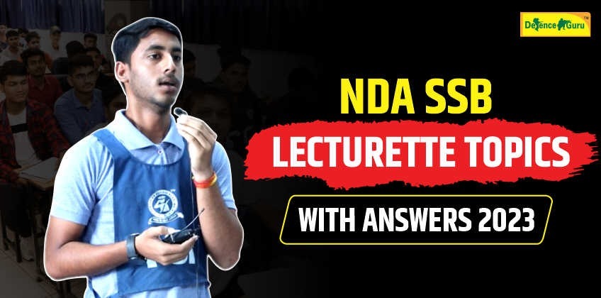 NDA SSB Interview- 2023 Lecturette Topics with Answer