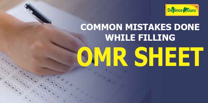 Common Mistakes Done While Filling OMR Sheet