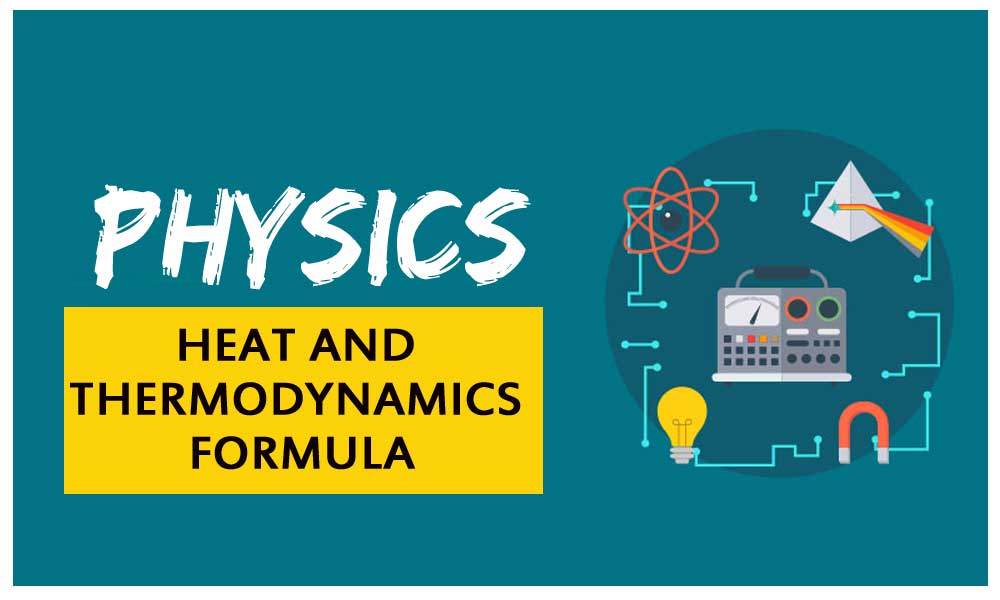 Physics Heat and Thermodynamics Formula