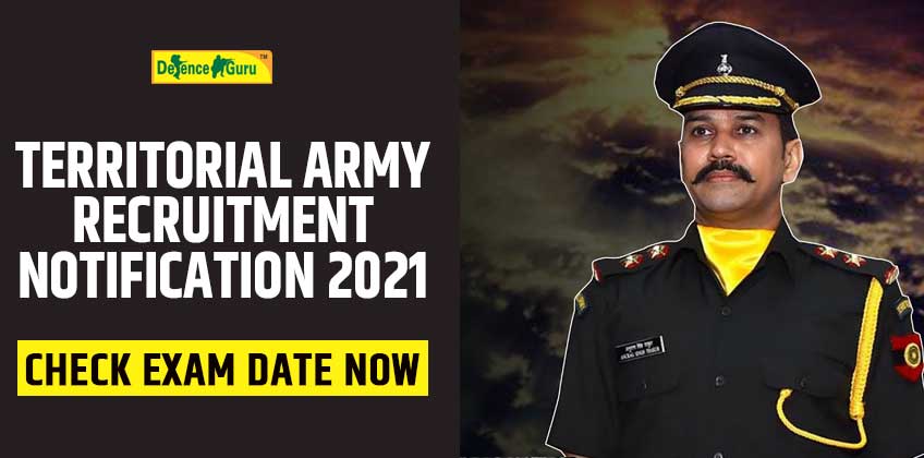 Territorial Army Recruitment Notification and Exam Date 2021 Out for Officer