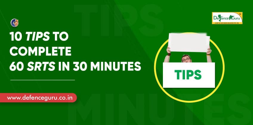 10 Tips to Complete 60 SRTs in 30 Minutes