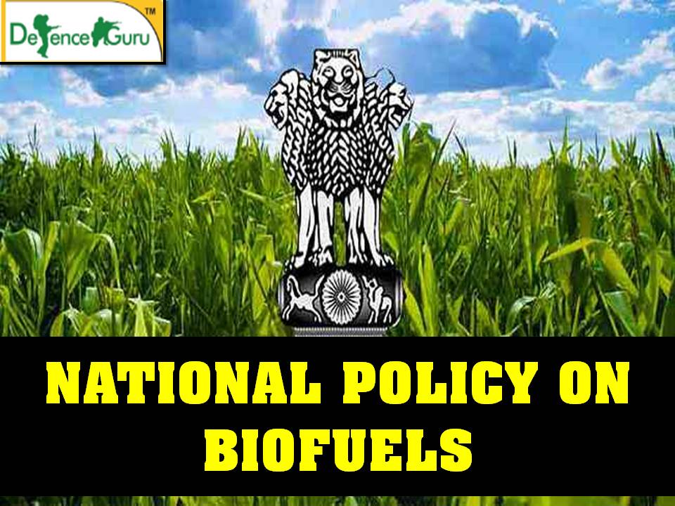 National Policy On Biofuels