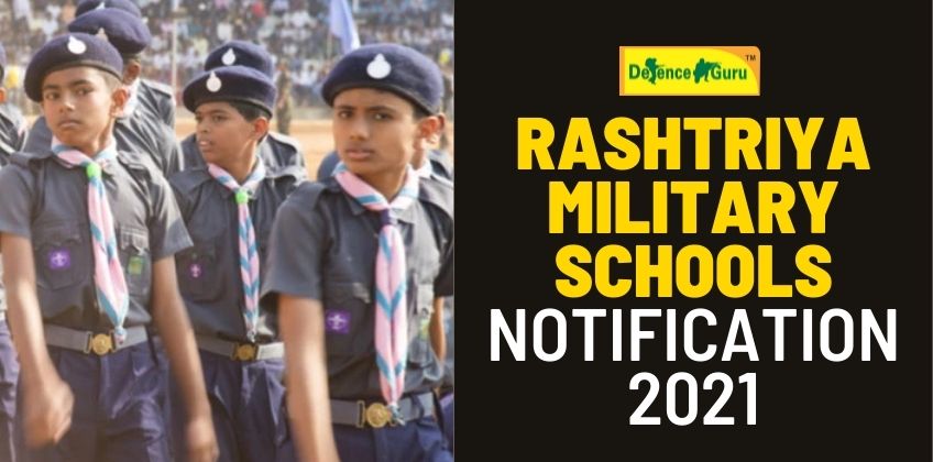 Rashtriya Military Schools Notification 2021