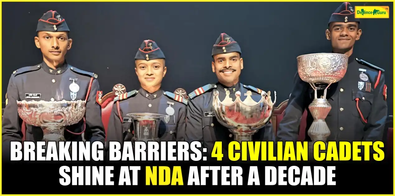 4 Civilian Cadets Shine at NDA After a Decade