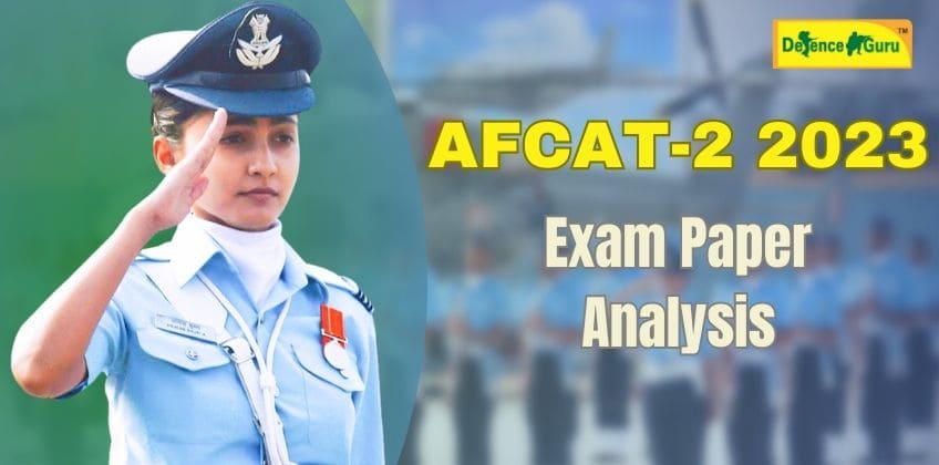 AFCAT 2 2023 Exam Analysis with Section-Wise Difficulty Level