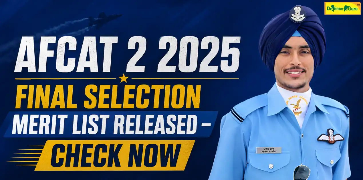 AFCAT 2 2025 final merit list