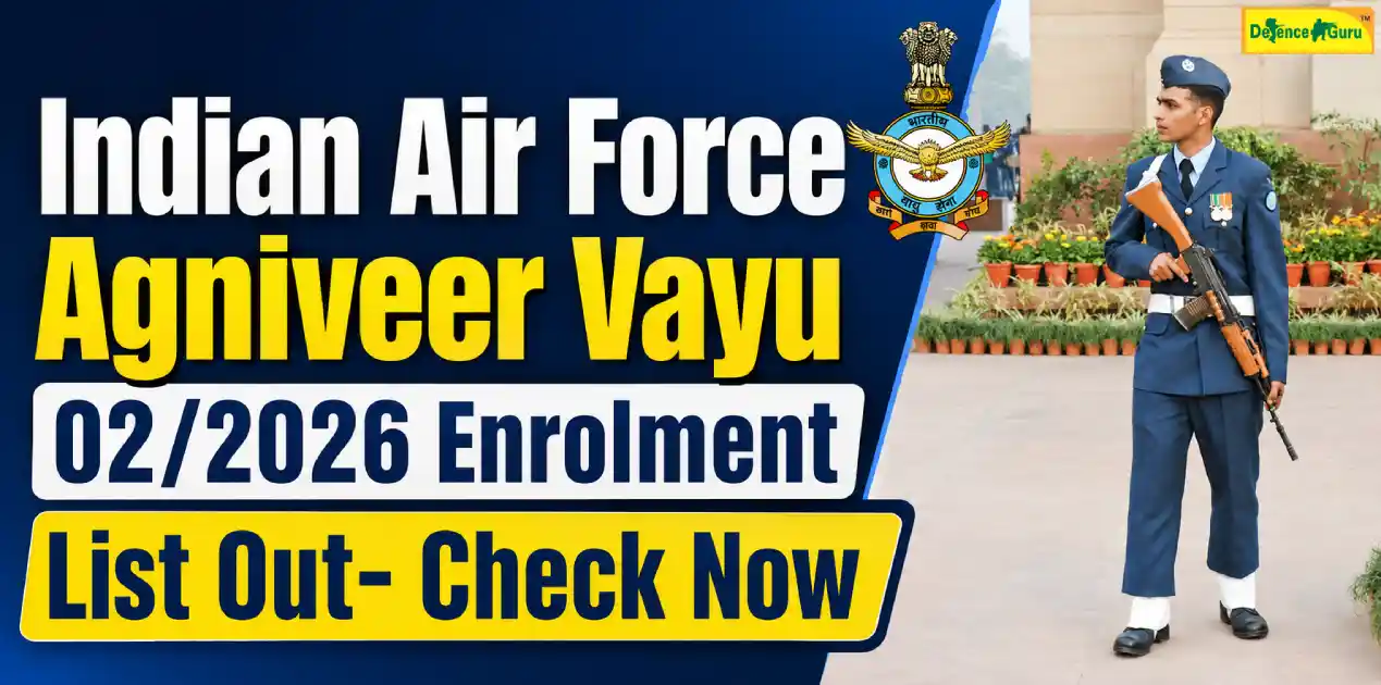 Agniveer Vayu intake 02/2026 selection list