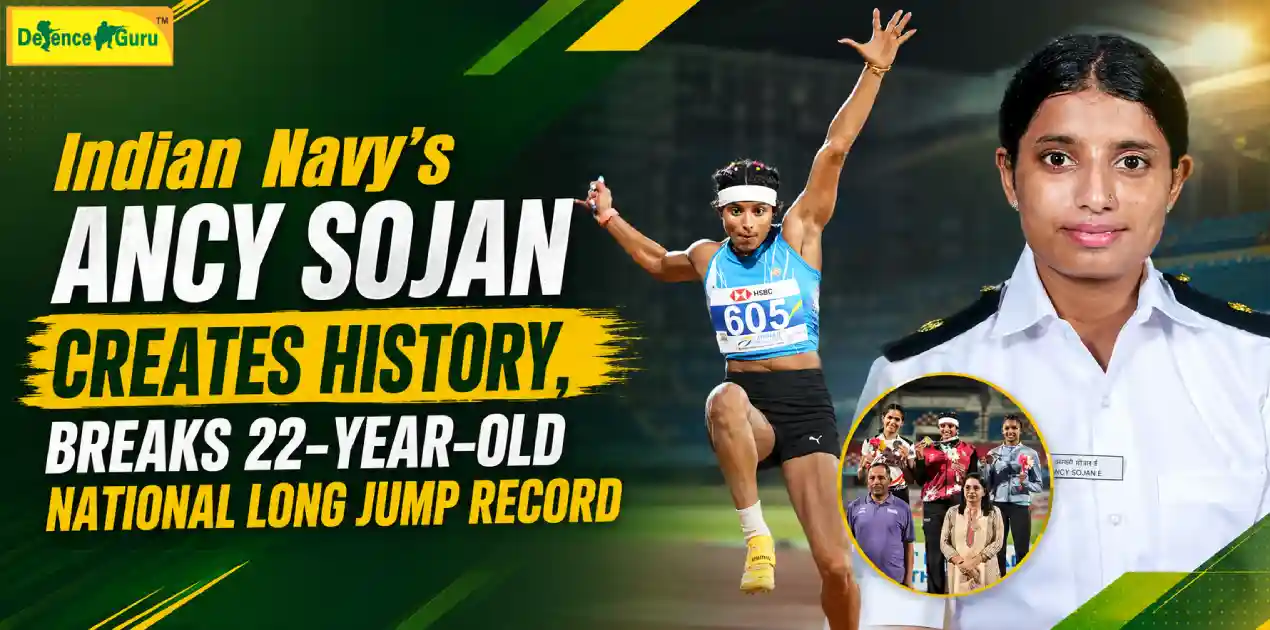 Ancy Raj Indian Navy's Ancy Sojan Creates History, Breaks 22-Year-Old National ...