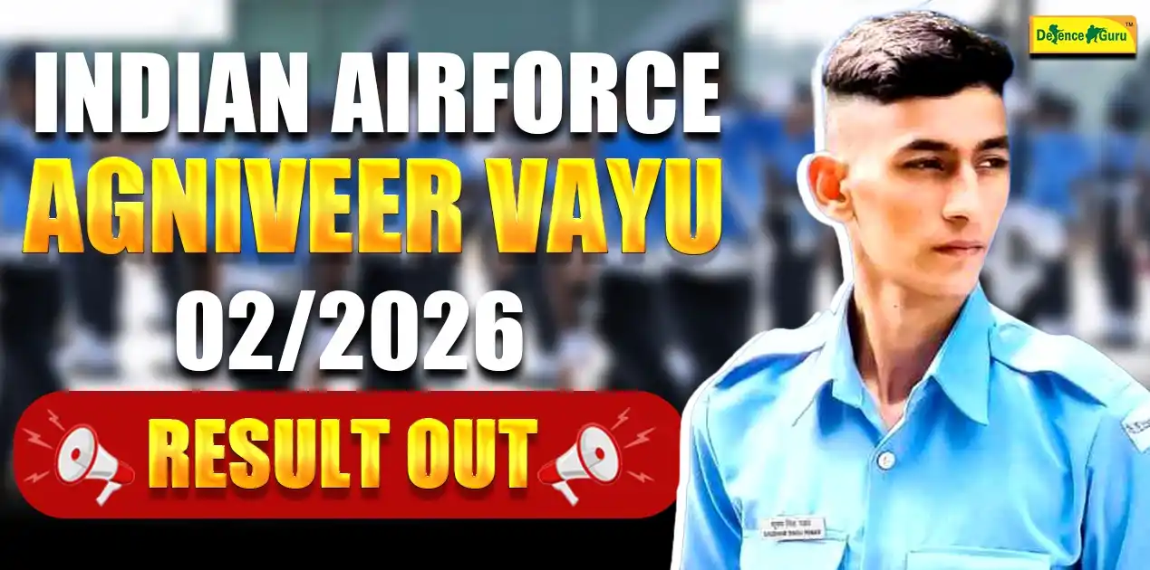 Indian Airforce Agniveer Vayu 02/2026 Result Out