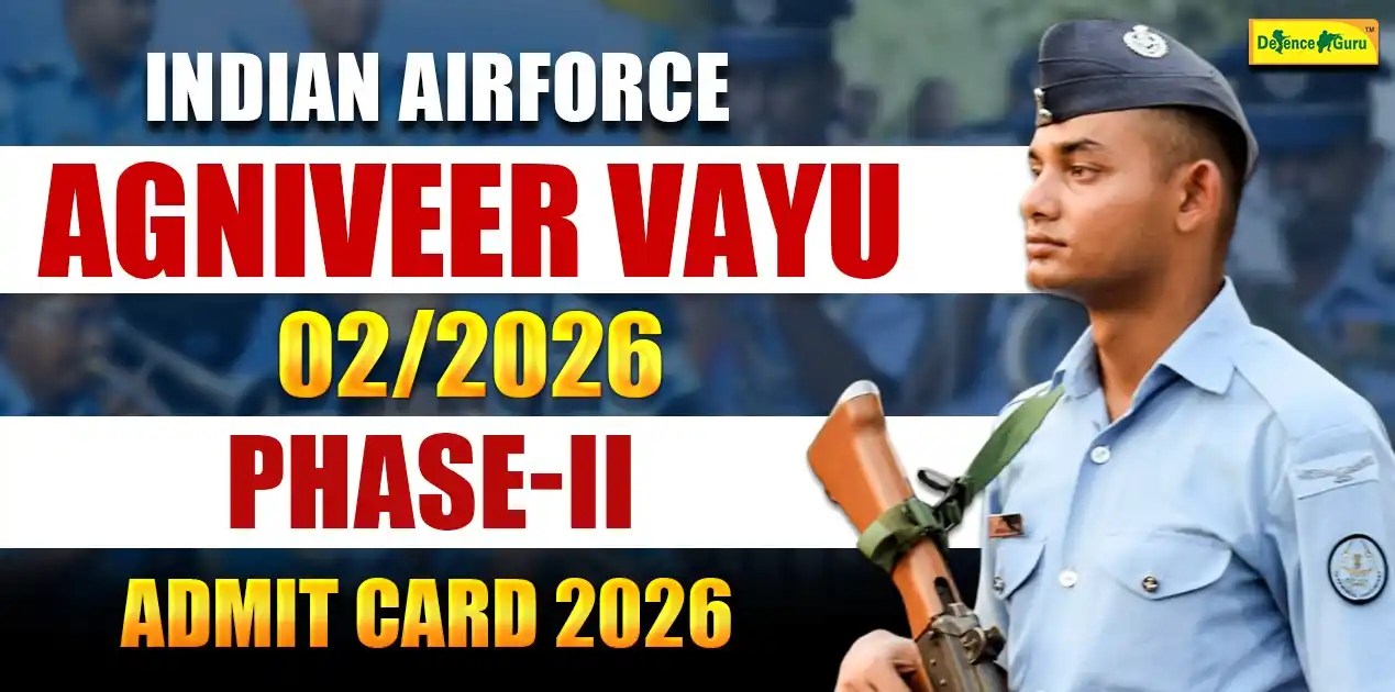 IAF Agniveer Vayu 02/2026 admit card