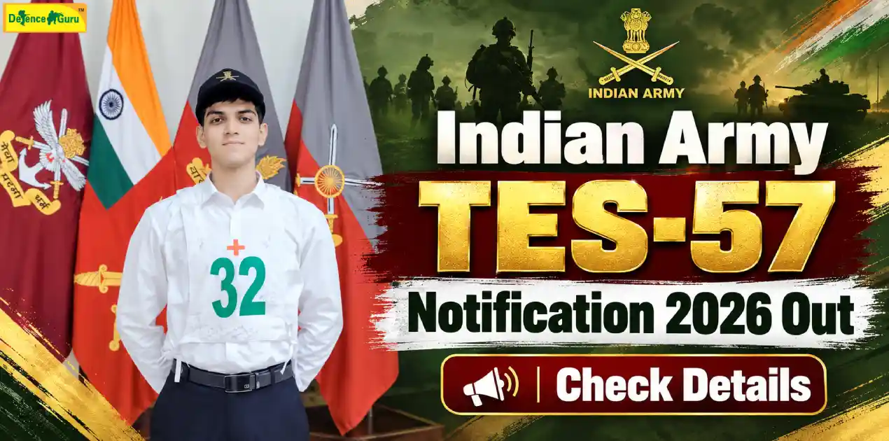 Indian Army TES-57 Notification 2026 Out - Check Details