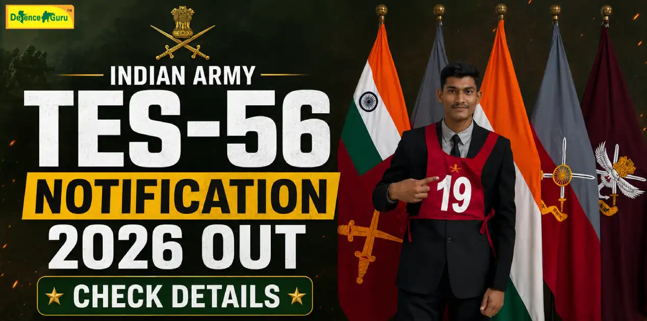 Indian Army TES-56 Notification 2026 Out - Check Details