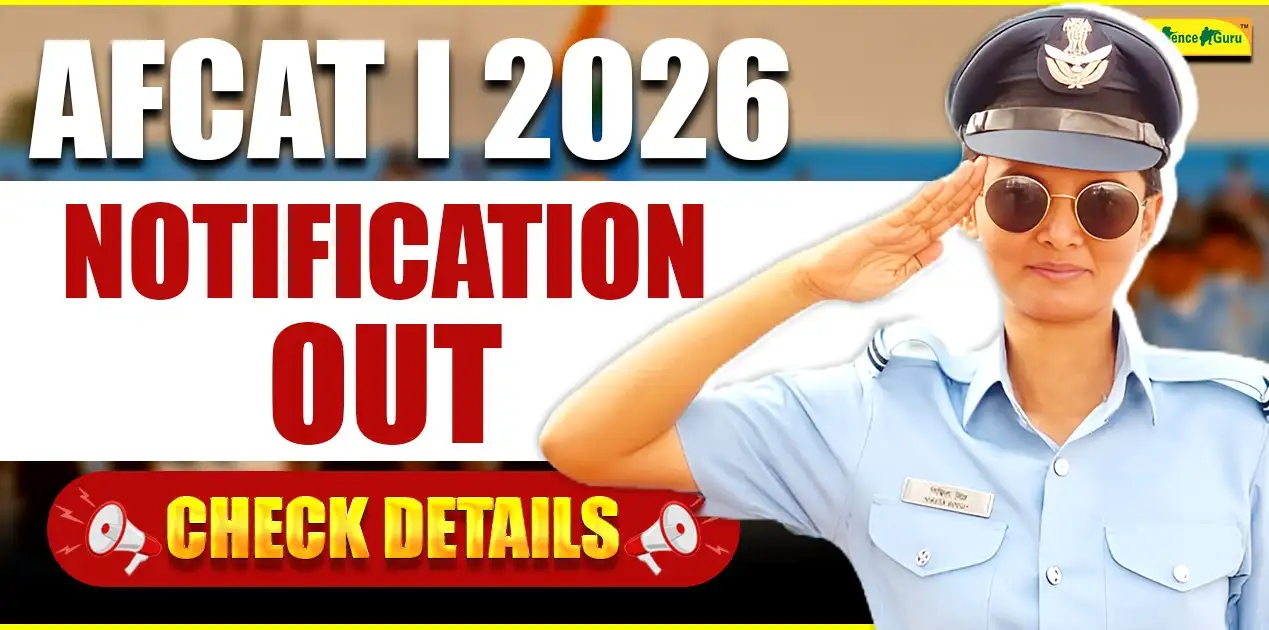 AFCAT 1 2026 Notification Out