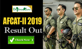AFCAT-II 2019 Result Out-Check Now