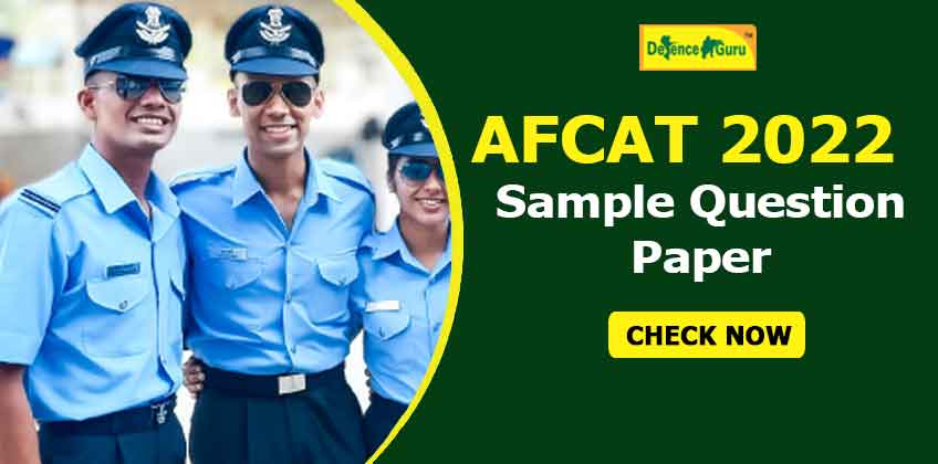 AFCAT Sample Paper 2022 PDF - Questions with Answers