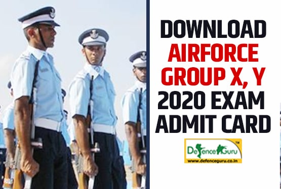 Download Air Force Group XY 2020 Exam Admit Card