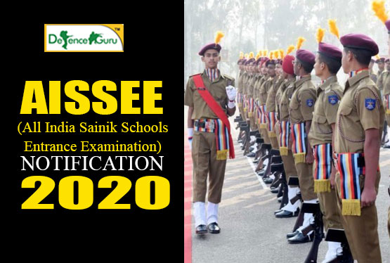 AISSEE - All India Sainik Schools Exam Notification 2020