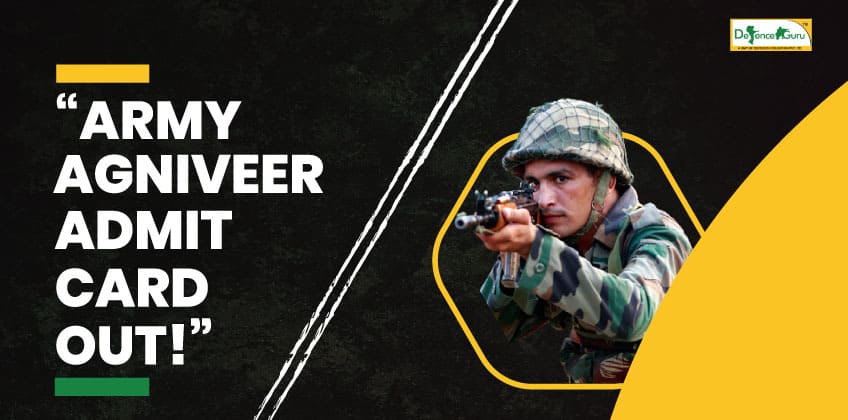 Army Agniveer Admit Card Out - Check Your Exam Date