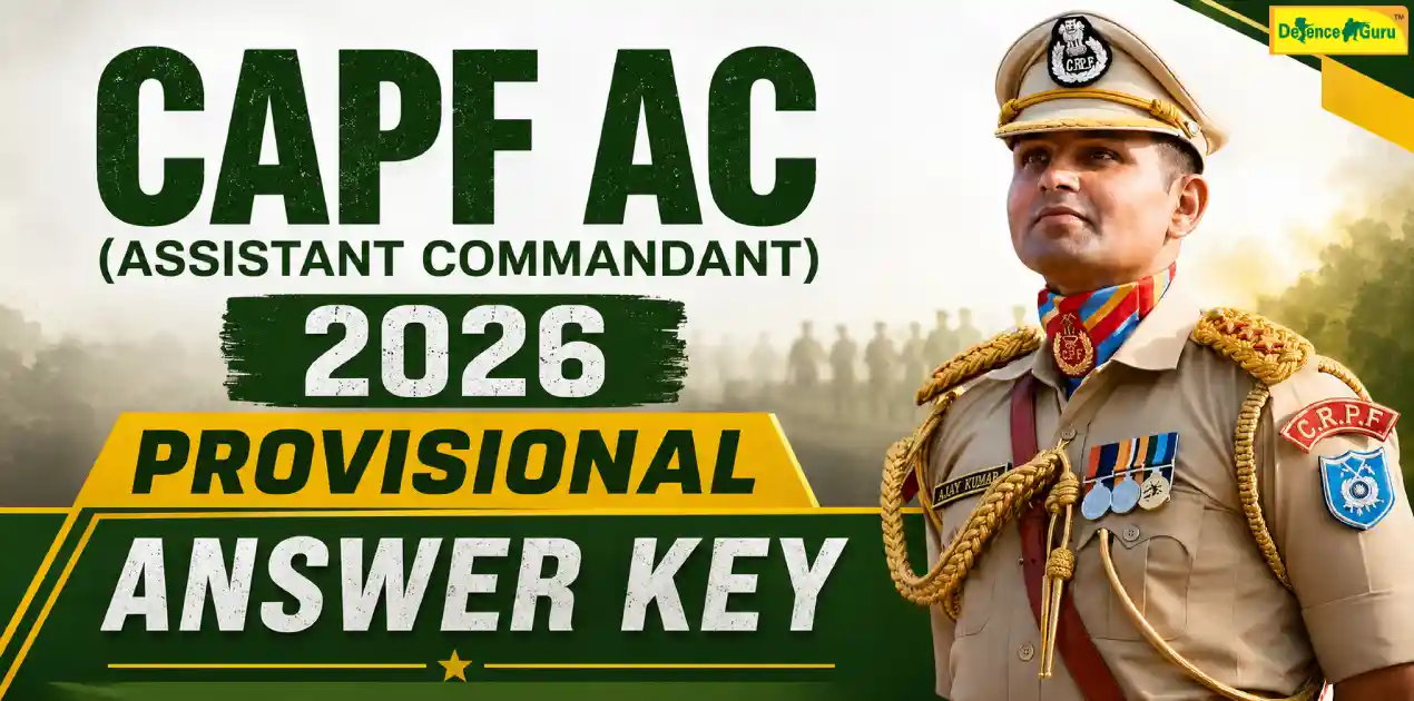 CAPF AC 2026 Provisional Answer Key