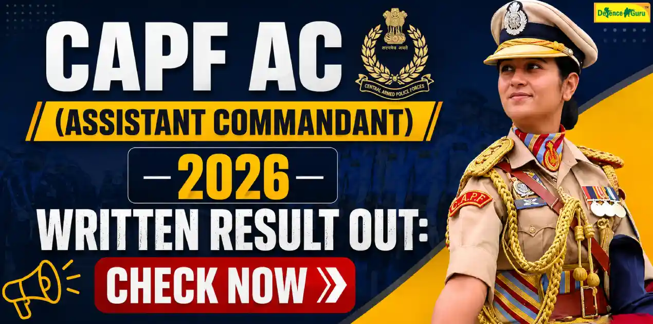 UPSC CAPF Result 2026
