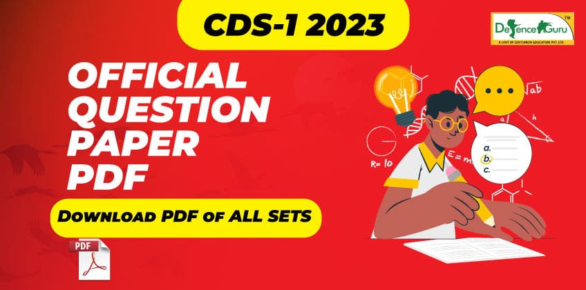 CDS-1 2023 English, Maths, and General Studies Official Question Papers