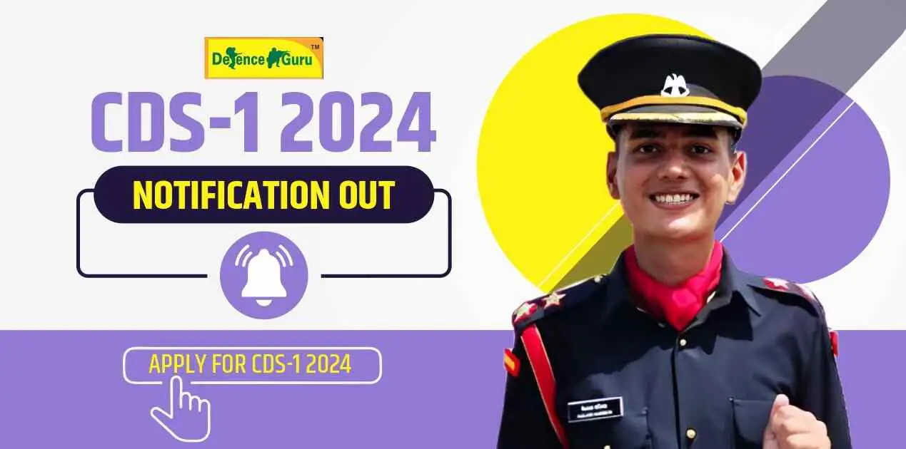 CDS-1 2024 Notification Out - Apply for CDS-1 2024