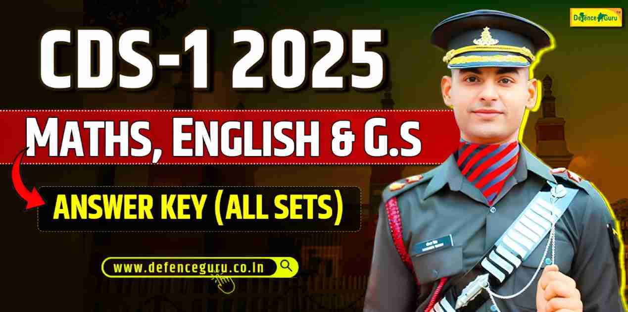 CDS 1 2025 Answer Key