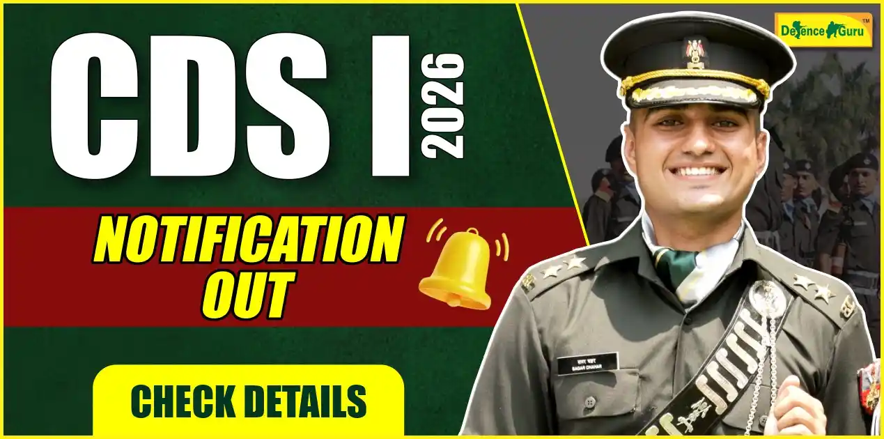 CDS 1 2026 Notification Out