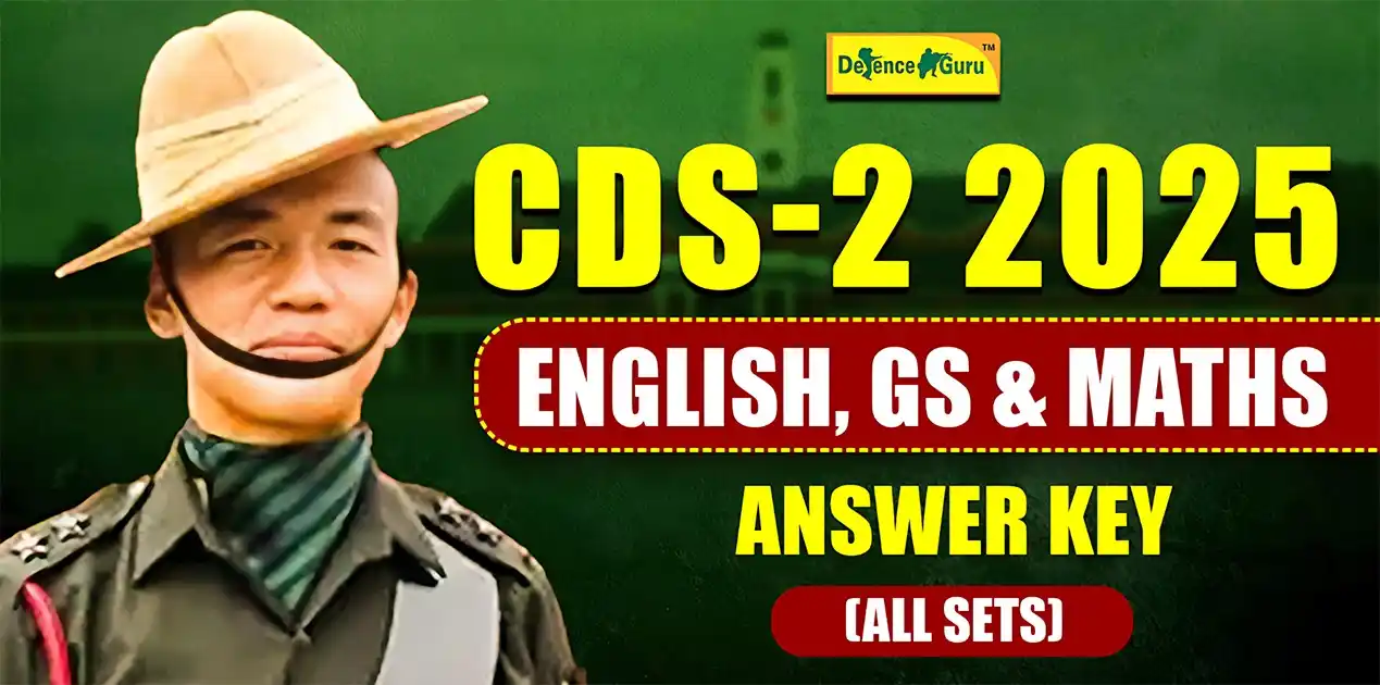CDS 2 2025 Answer Key