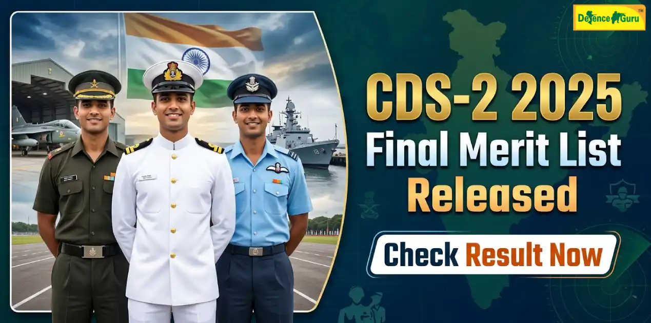 CDS-2 2025 Final Merit List is released