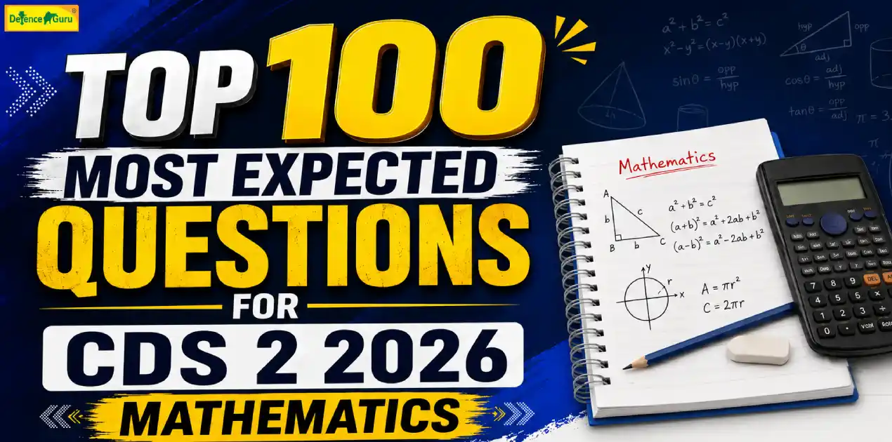 CDS Maths Questions PDF