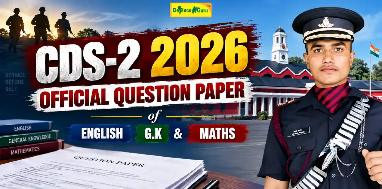 CDS 2 2026 question paper