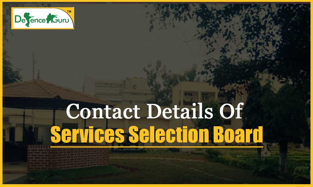 Contact Details Of Services Selection Board-SSB