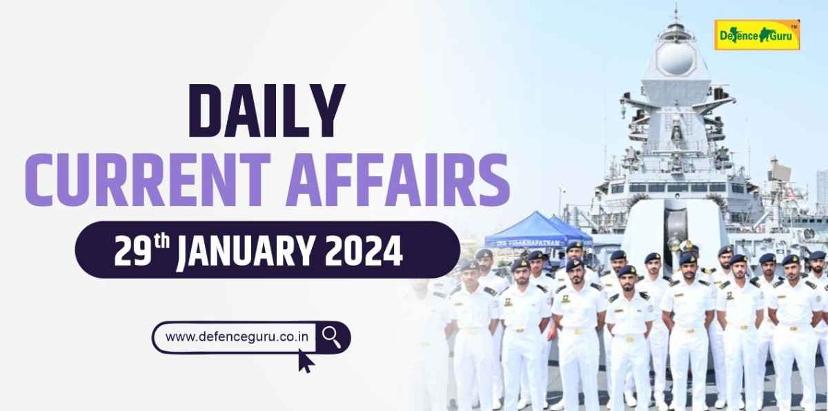 Daily GK Update - 29 January 2024 Current Affairs