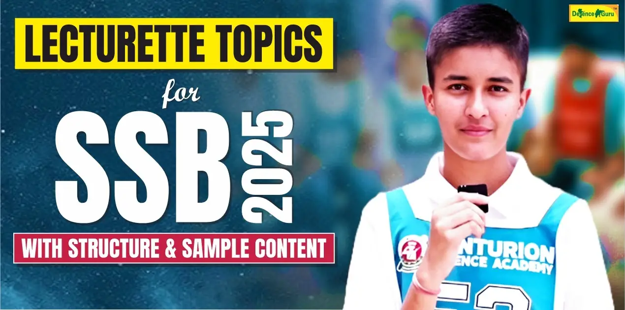 Lecturette Topics for SSB 2025