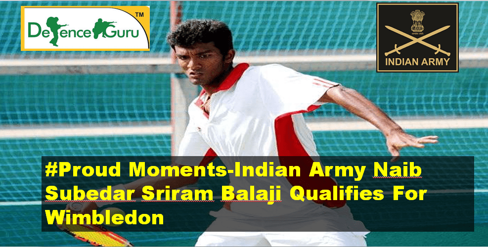 Know about Naib Subedar Sriram Balaji who Qualifies for Wimbeldon