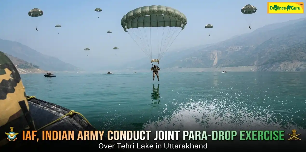 IAF Indian Army joint para drop exercise