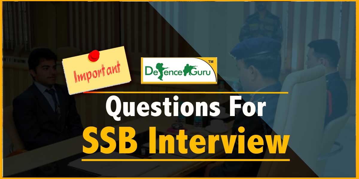 Important Questions For SSB Interview