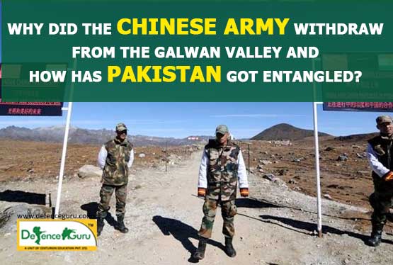 Why did the Chinese Army withdraw from the Galwan valley