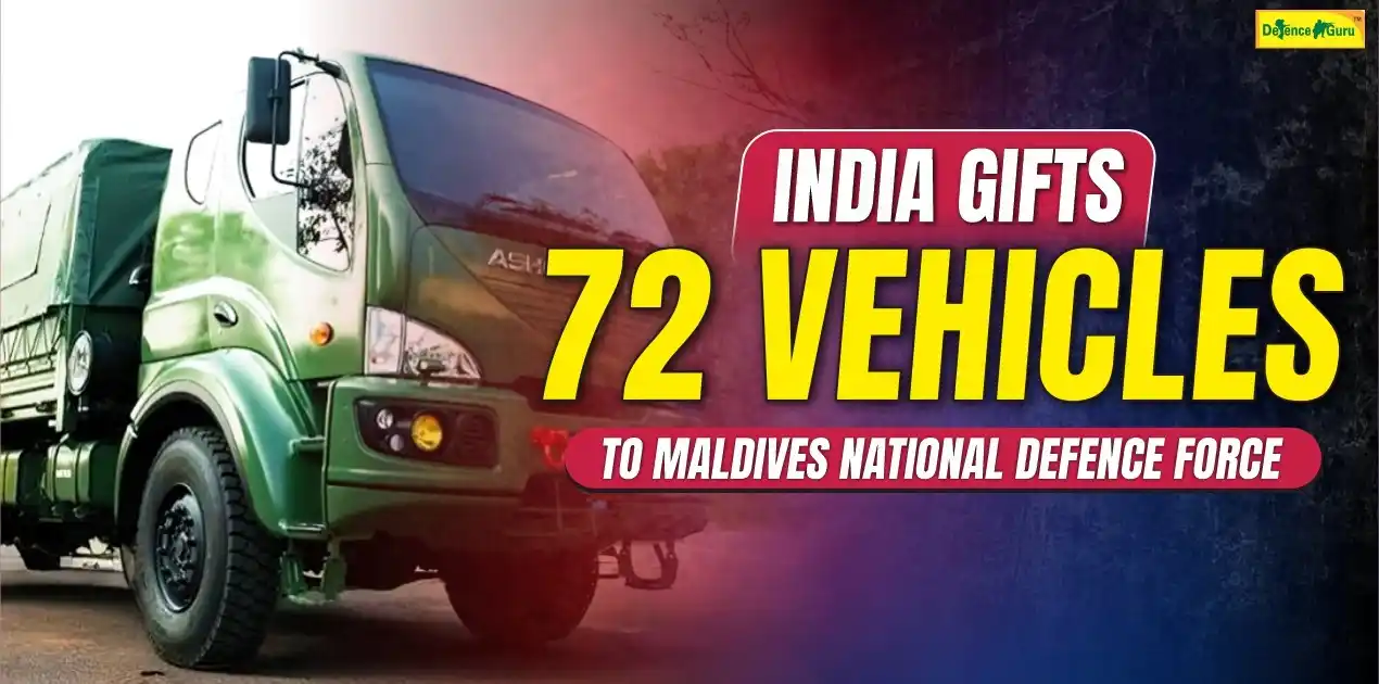 India Gifts 72 Vehicles to Maldives