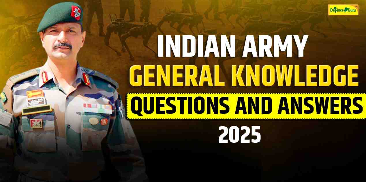 Indian Army Gk Questions