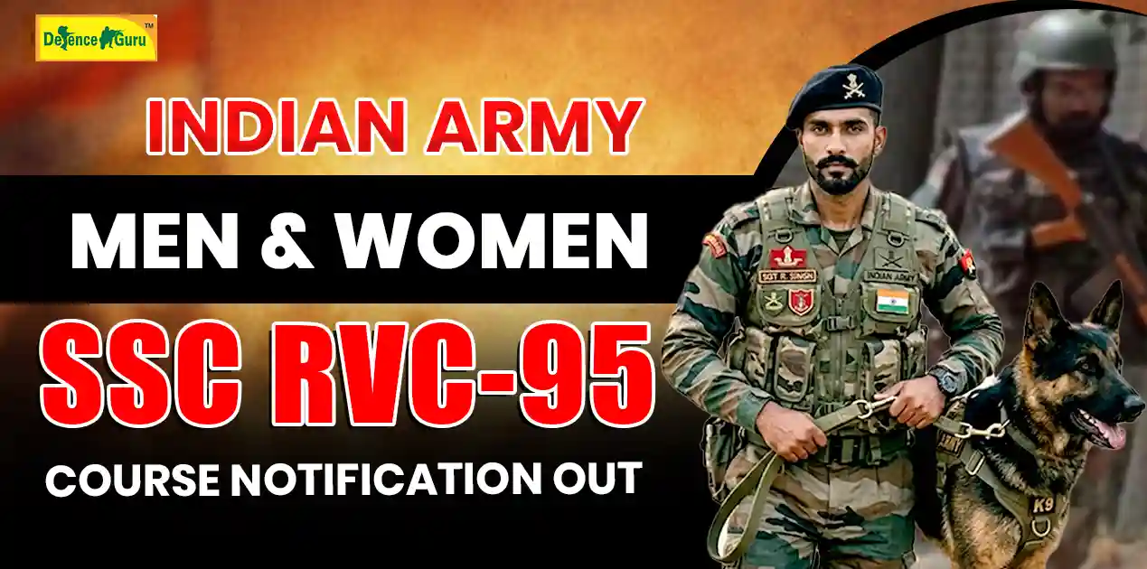 Indian Army RVC 95th course notification