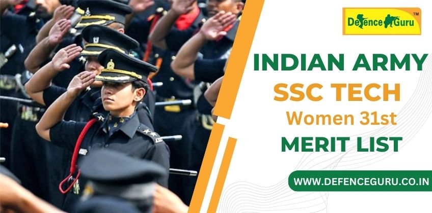 Indian Army SSC Tech (Women) 31st Course Merit List Out